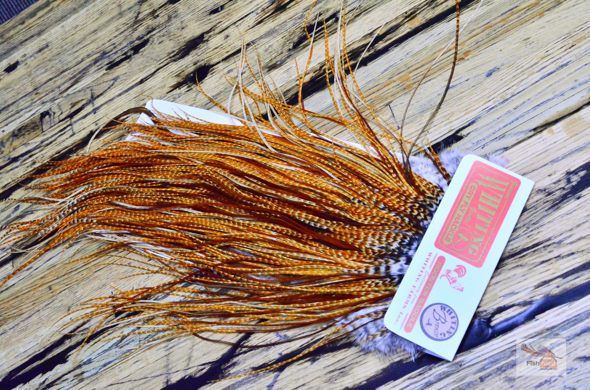 Whiting Farms High & Dry Hackle Cape (Light Ginger)