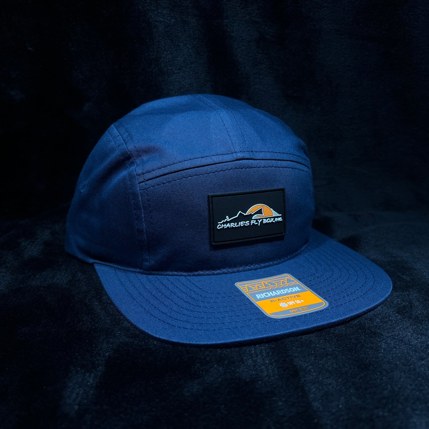 CFB Hat 5 Panel Dark Blue W/ Rubberized Logo Patch