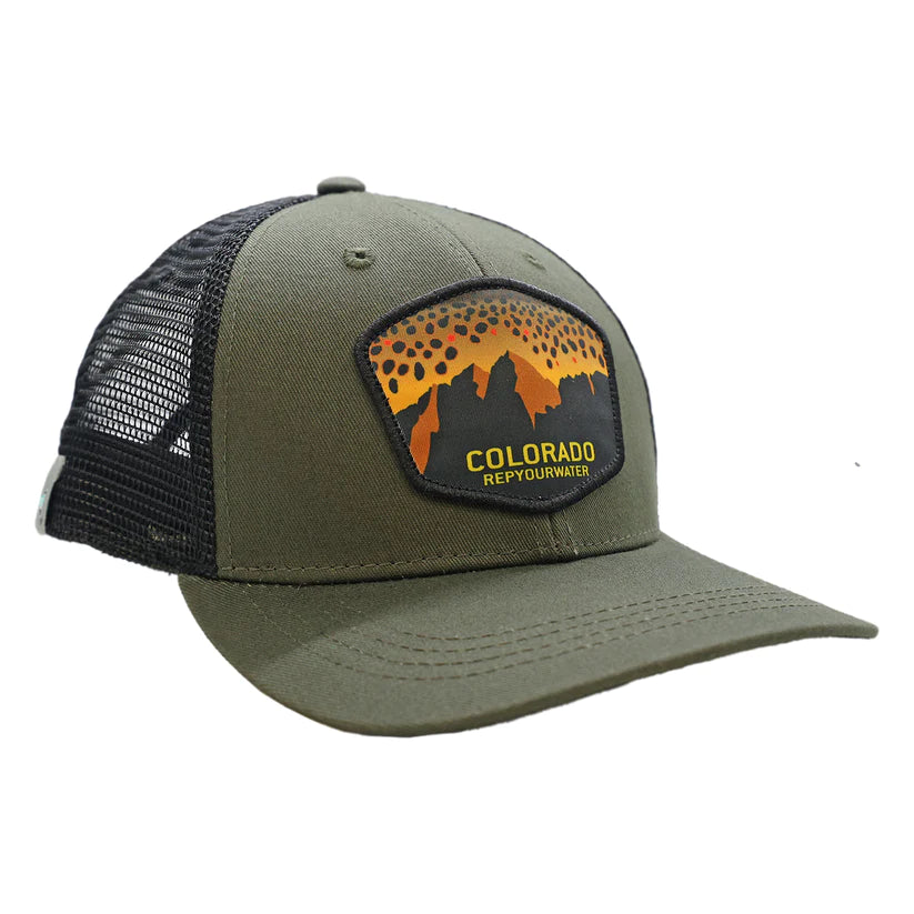 RepYourWater Standard Fit Colorado Mountain Hat