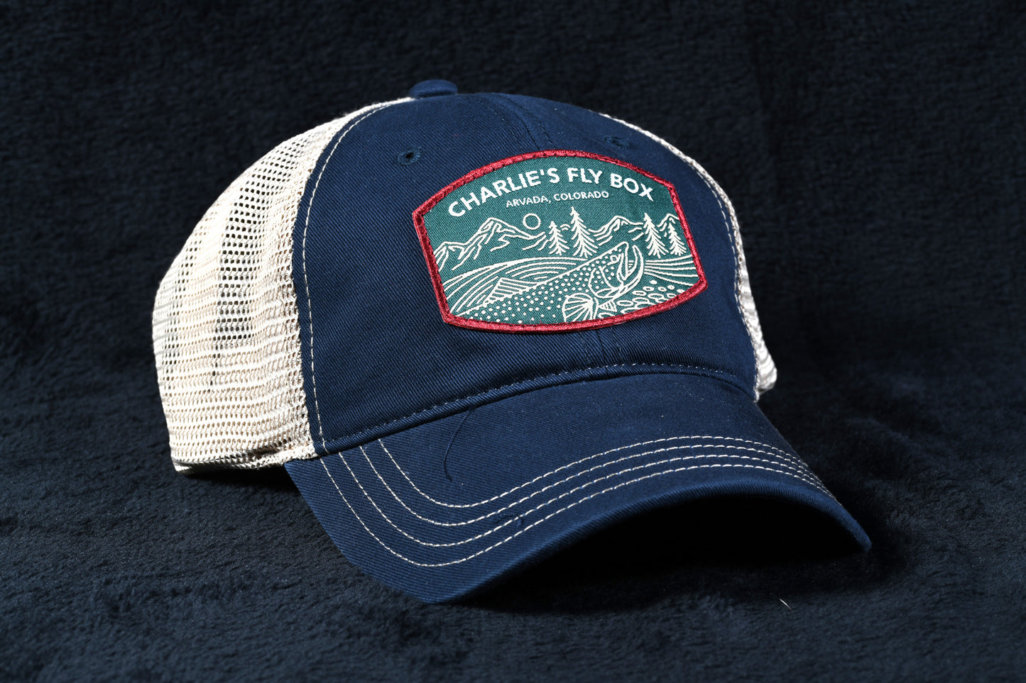 CFB Underwood Patch Trucker, Blue/White