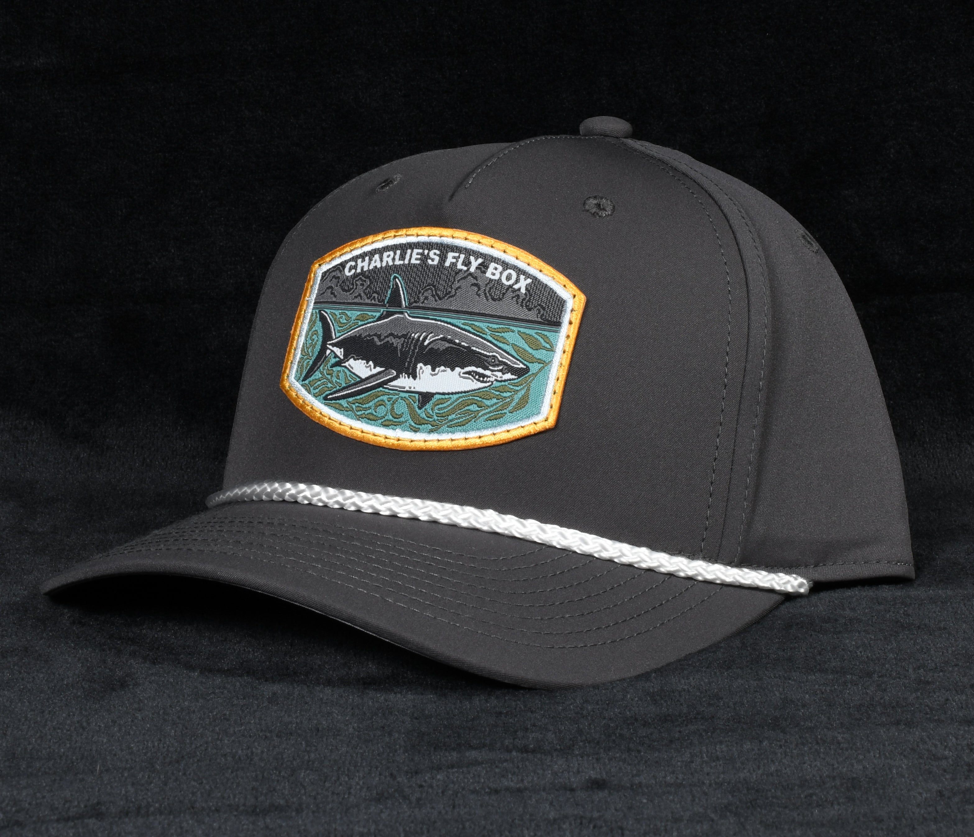 CFB Rope Trucker with Great White Shark Logo – charliesflybox
