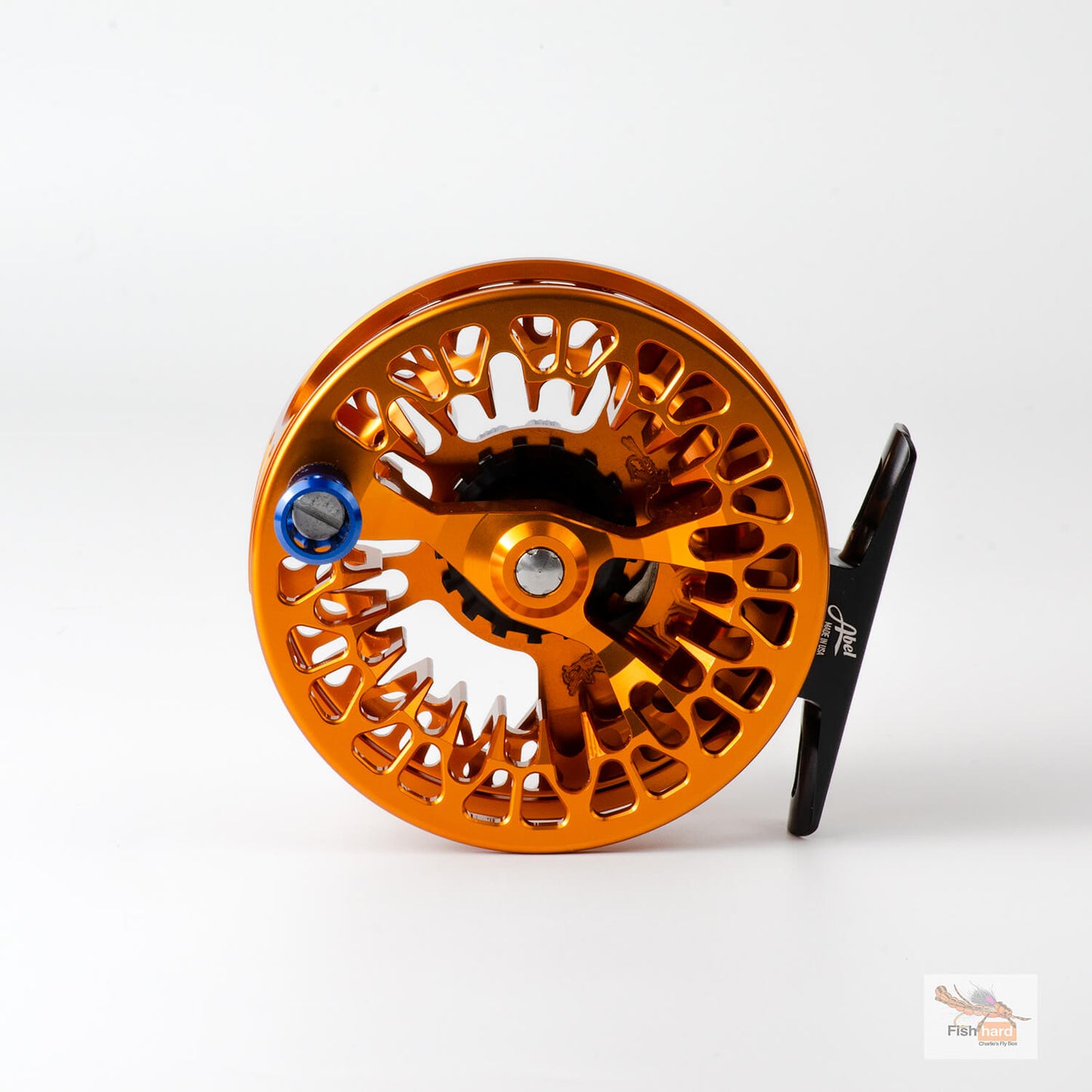 Abel Vaya 4/5 Orange with Blue Drag Knob and Blue Handle