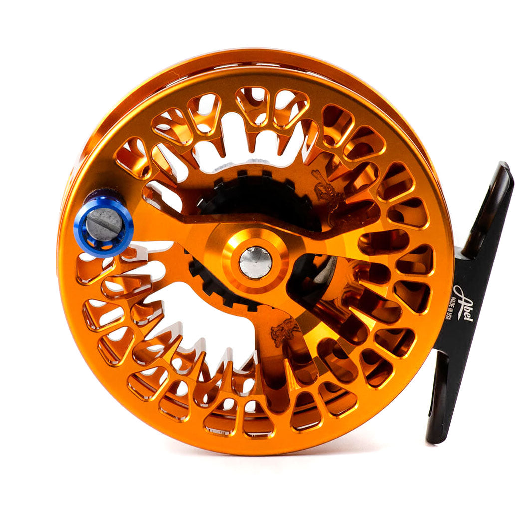 Abel Vaya 4/5 Orange with Blue Drag Knob and Blue Handle