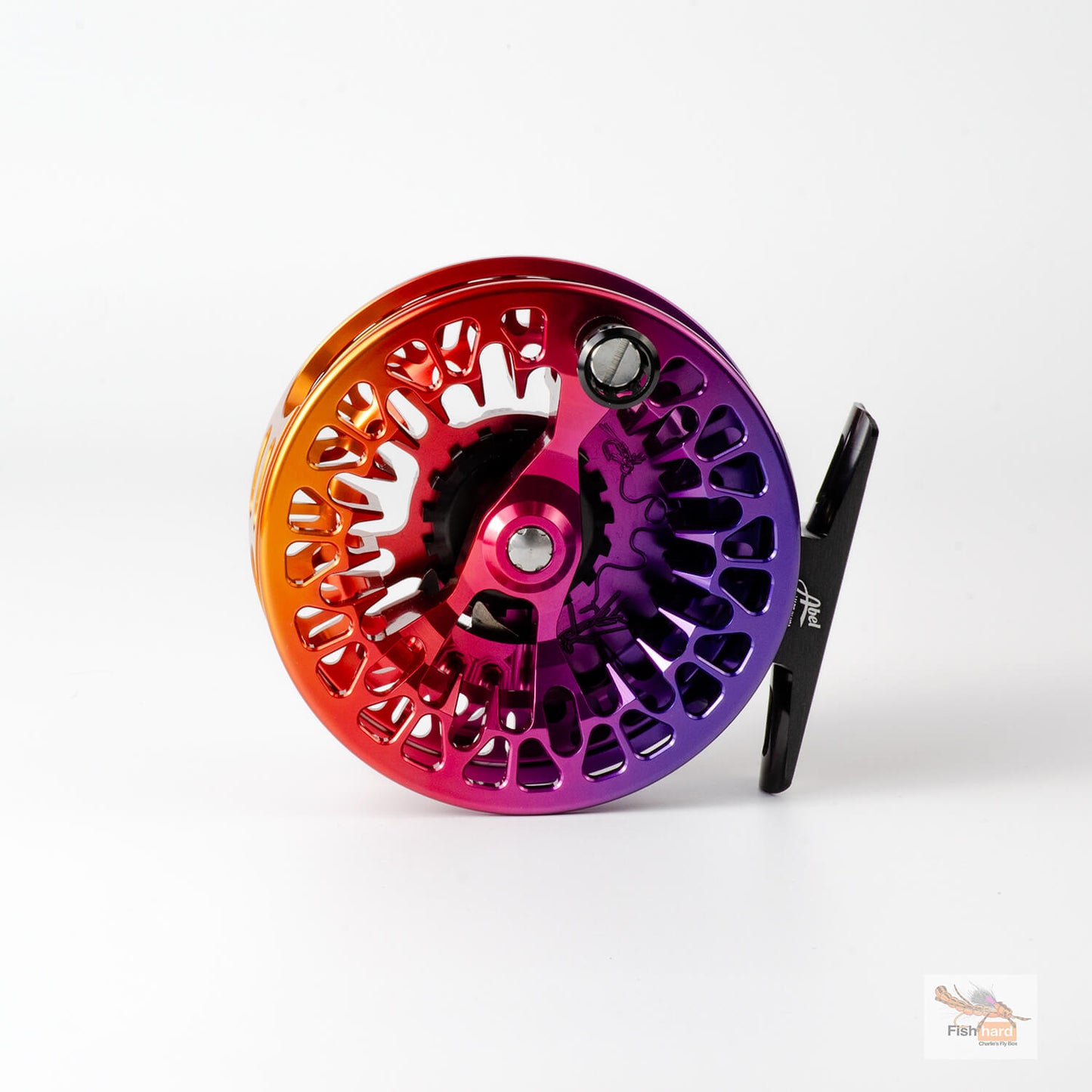 Abel Vaya 4/5 Sunset Fade Larko Graceful Grayling W/ Purple Drag Knob & Black Metal Handle