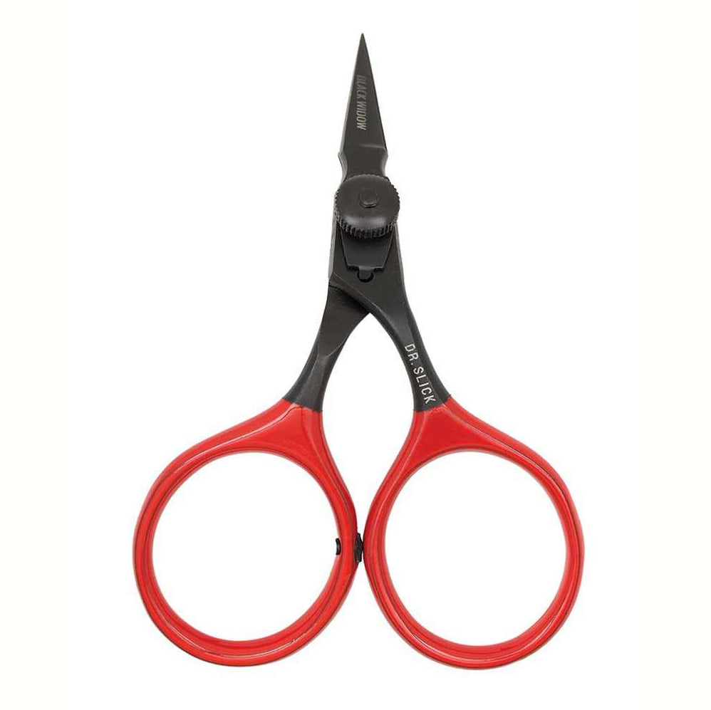 Dr. Slick Black Widow Arrow Razor Scissor, 3.75" Bent Shaft