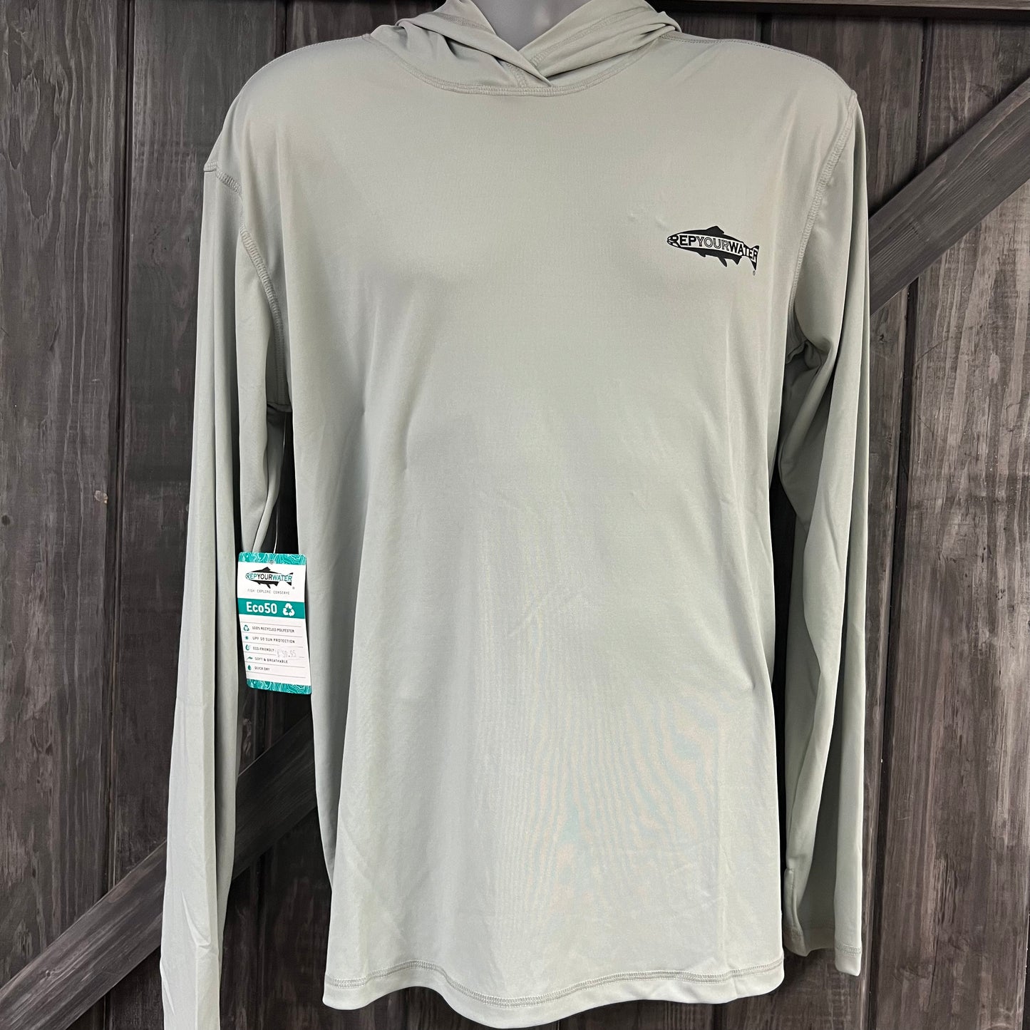 Custom Branded RepYourWater CFB ECO 50 Sun Hoody