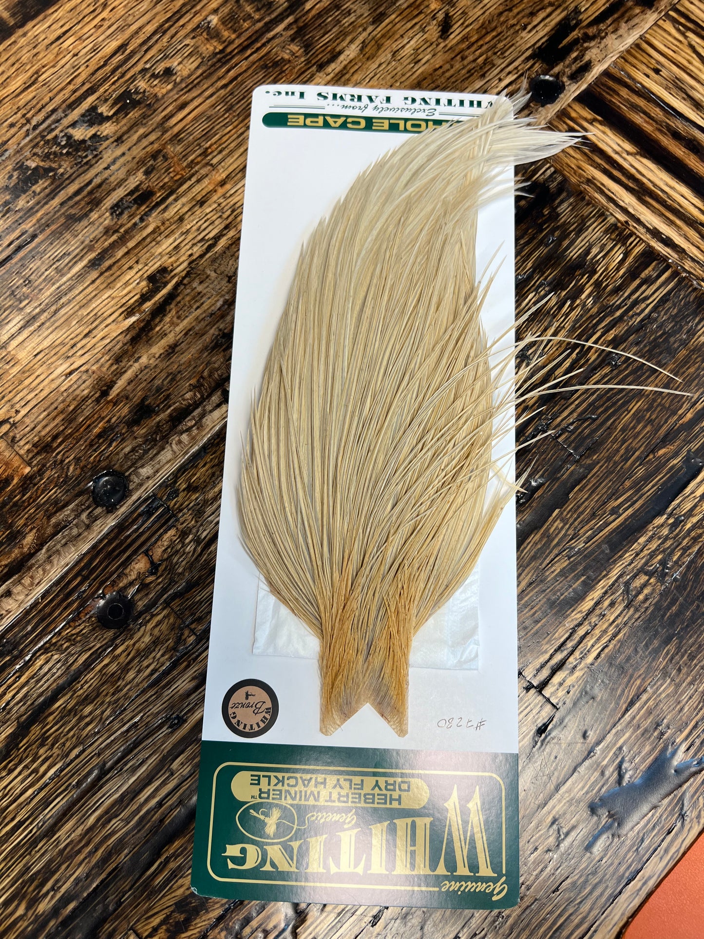 Whiting Hebert Bronze Grade Cape, Light Ginger Dun