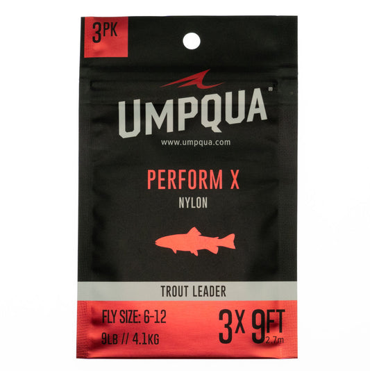 Umpqua 9 Foot Perform X Nylon Leaders