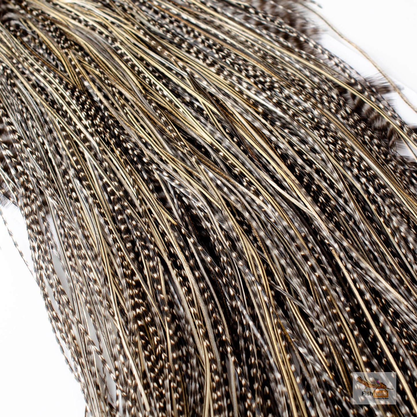 Whiting Bronze Grade Midge Saddle Grizzly Variant