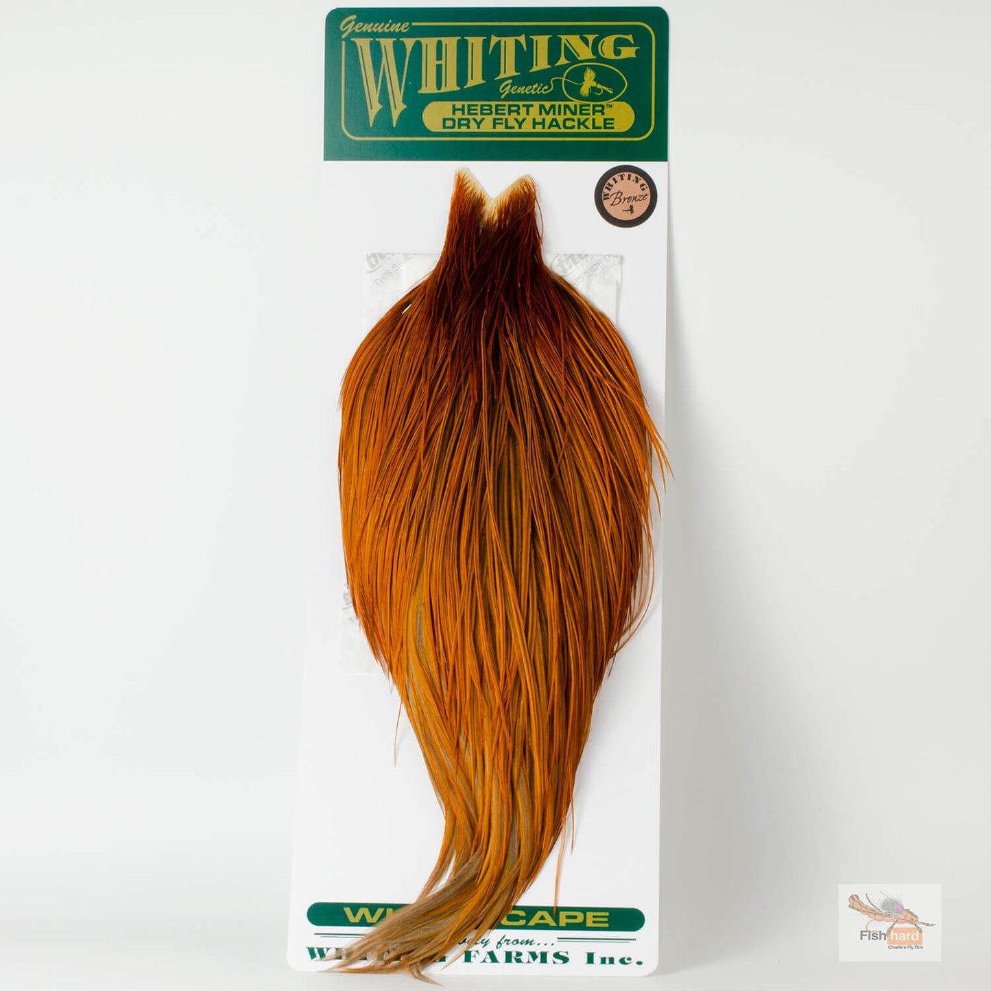 Whiting/Hebert Bronze Grade Cape, Rusty Natural Dun