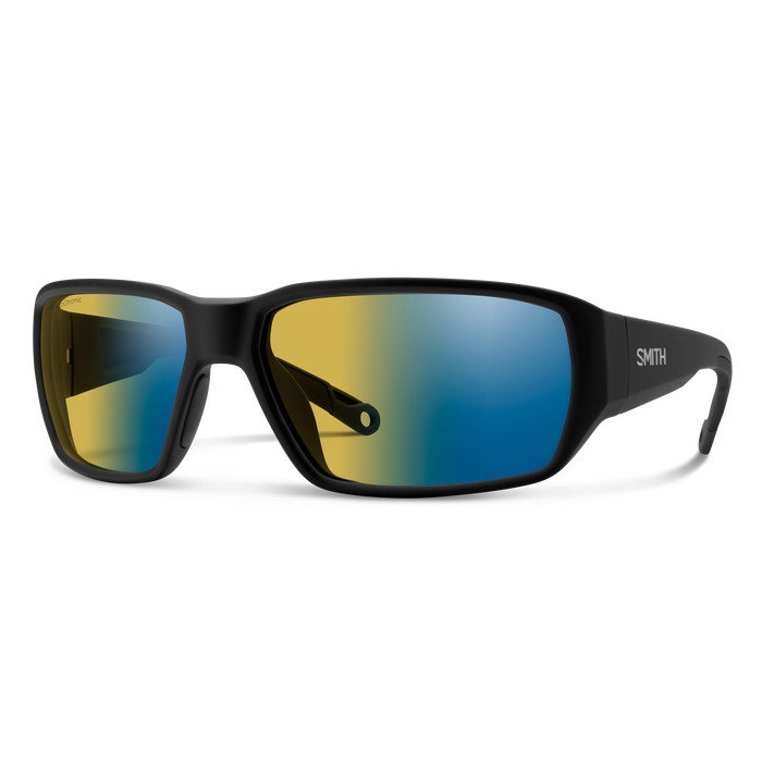 Smith Hookset Matte Black + ChromaPop™ Glass PolarChromic Yellow Blue Mirror