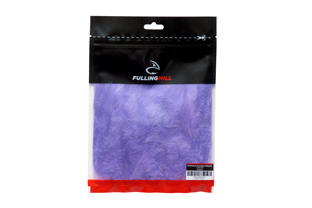 Fulling Mill Premium Marabou Blood Feathers