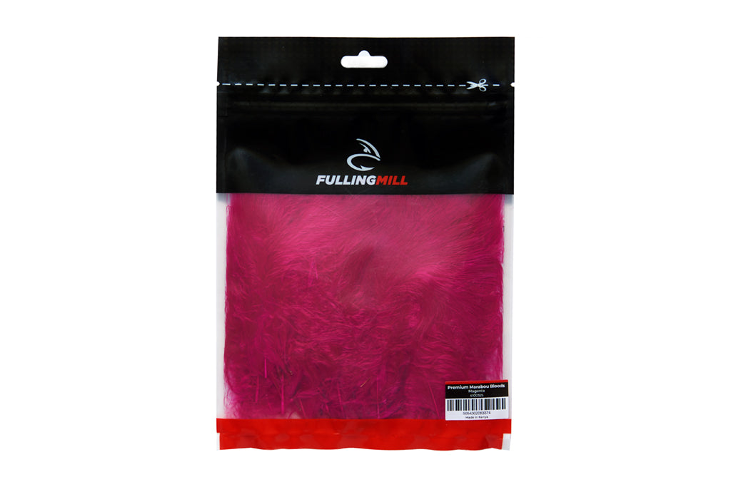 Fulling Mill Premium Marabou Blood Feathers