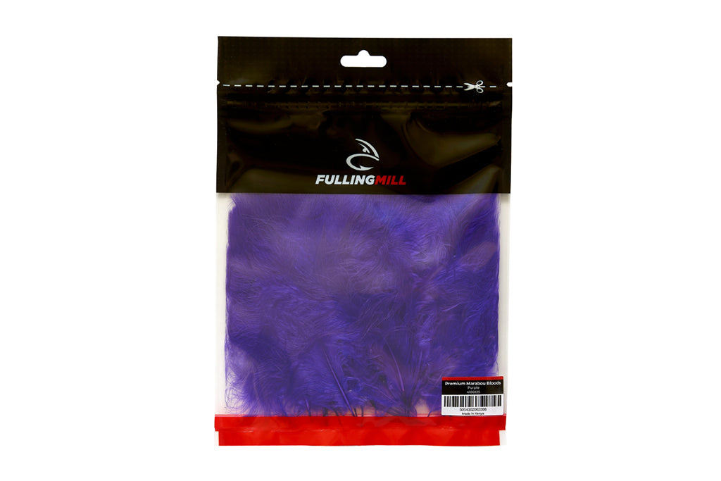 Fulling Mill Premium Marabou Blood Feathers