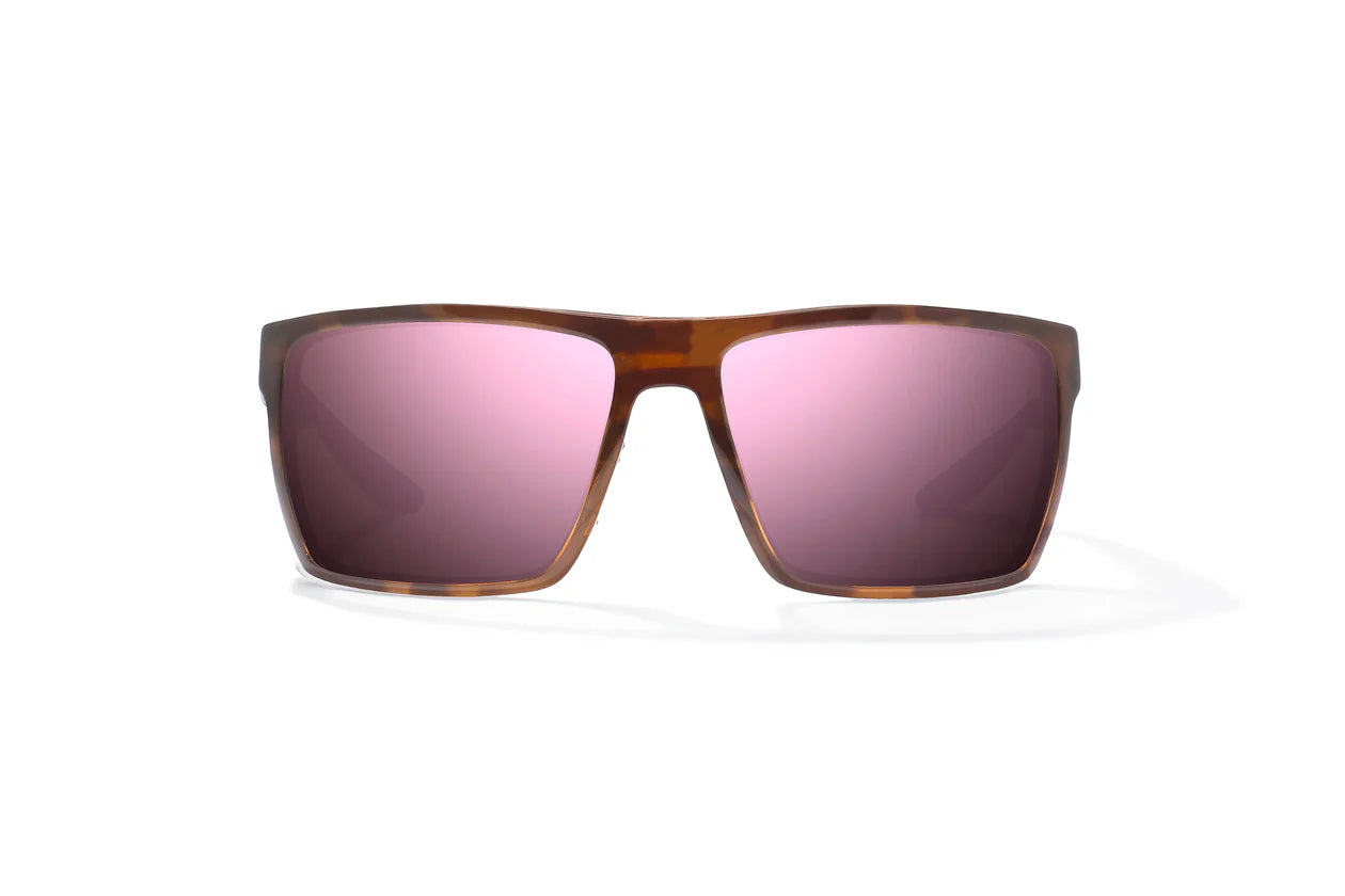 Bajio Stiltsville w/ Brown Tortoise Gloss Frame & Rose Mirror Glass Lenses