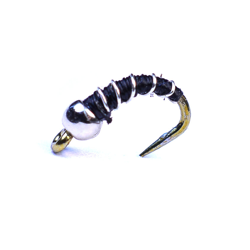 Zebra Midge, Black – charliesflybox