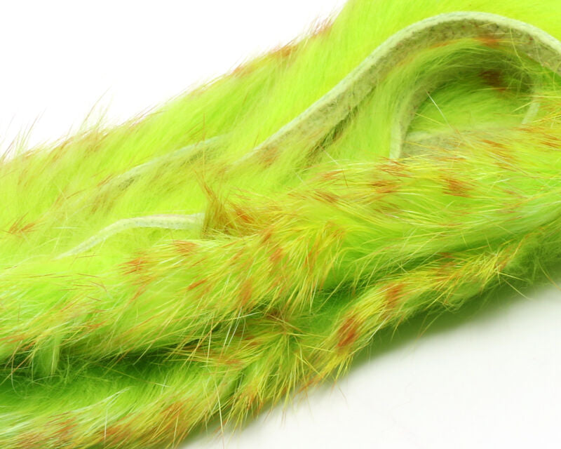 Hareline Barred Polychrome Rabbit Strips