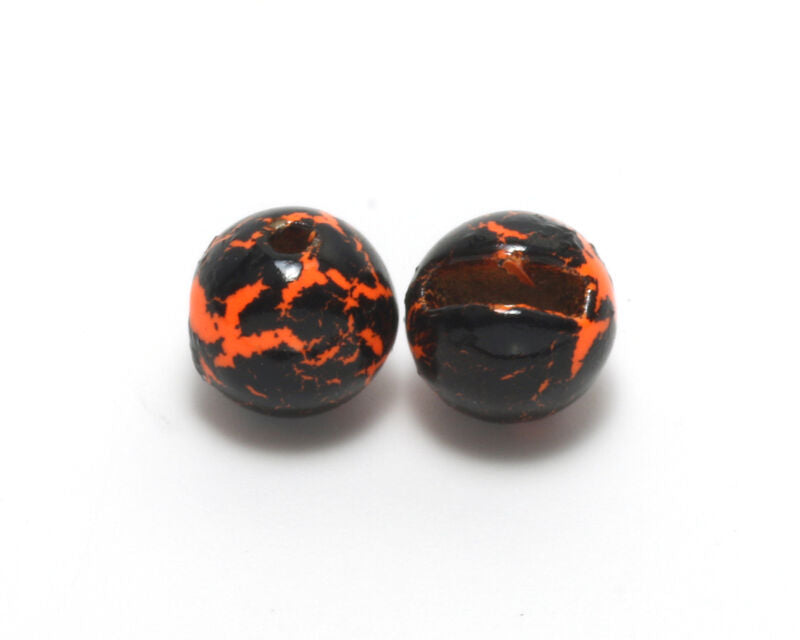 Hareline Crackle Slotted Tungsten Beads