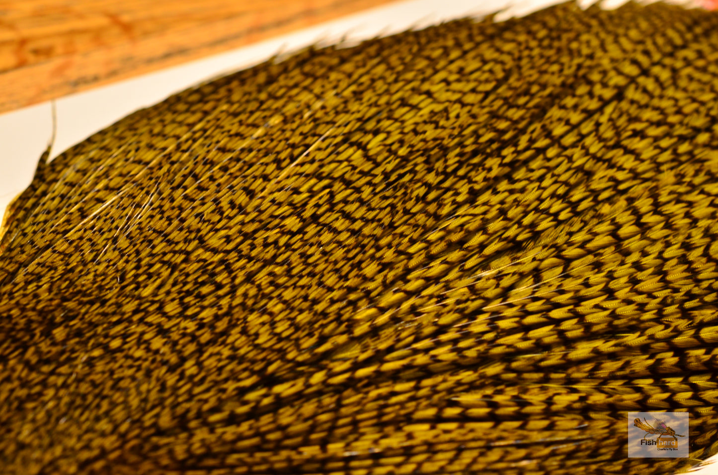 Whiting Bronze Grade Cape, Grizzly Dyed Olive