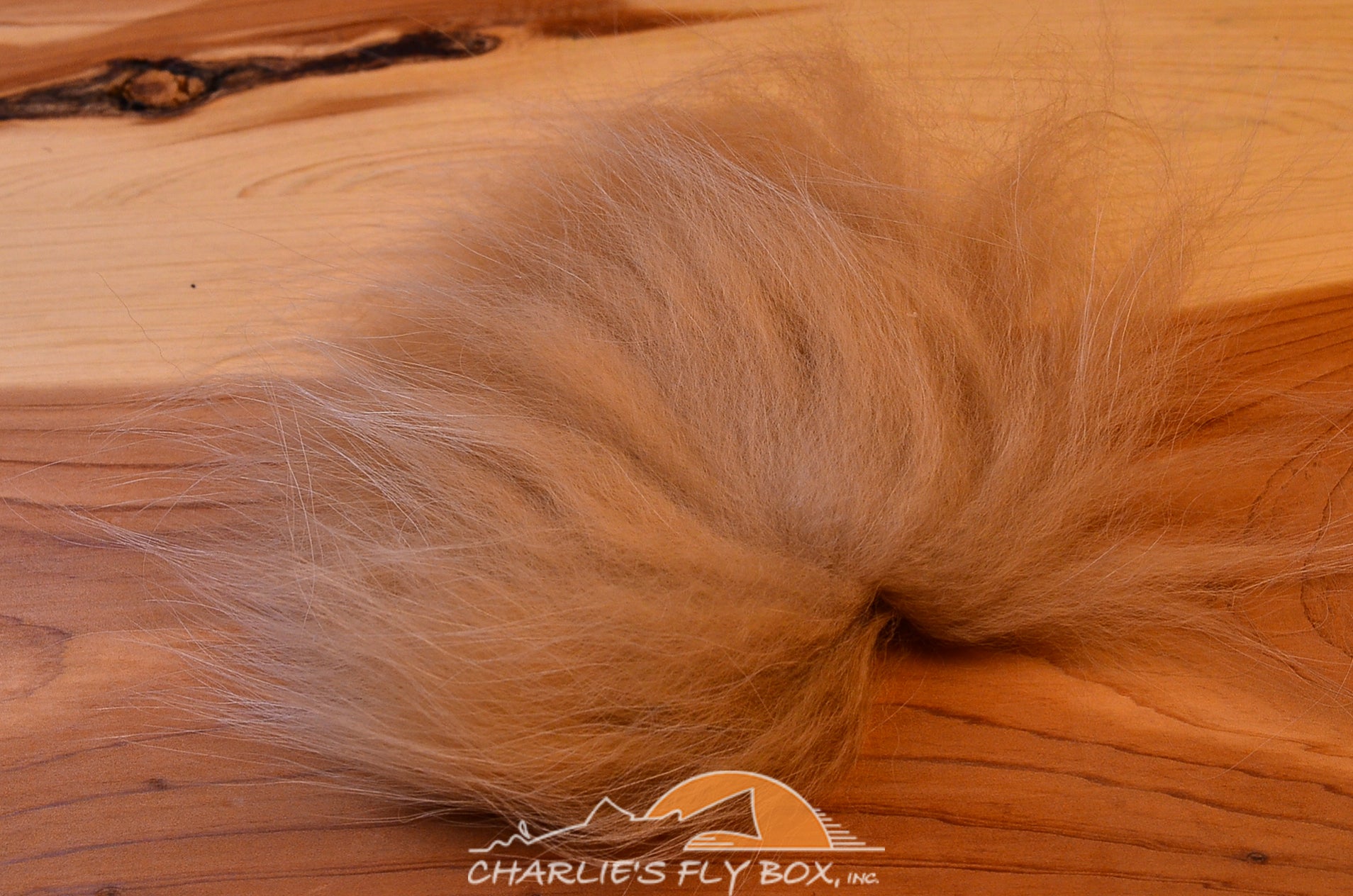 Hareline - Arctic Fox Tail Hair White