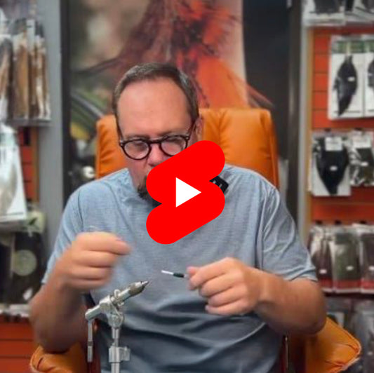 How Charlie Starts His Fly Tying Thread