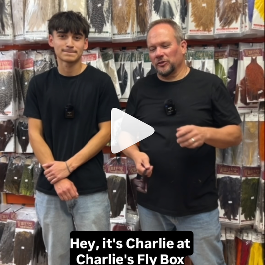 Jaren and Charlie Talk NEW Tying Materials in the Shop!