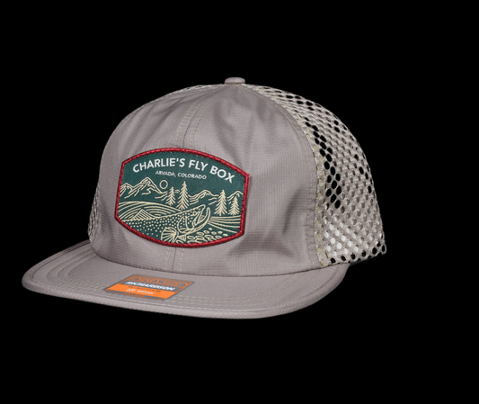 CFB Active Hat, Tan, Large Mesh with Underwood Patch Logo