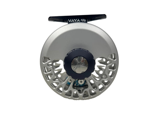 abel vaya 4 5 satin platinum black handle black drag knob