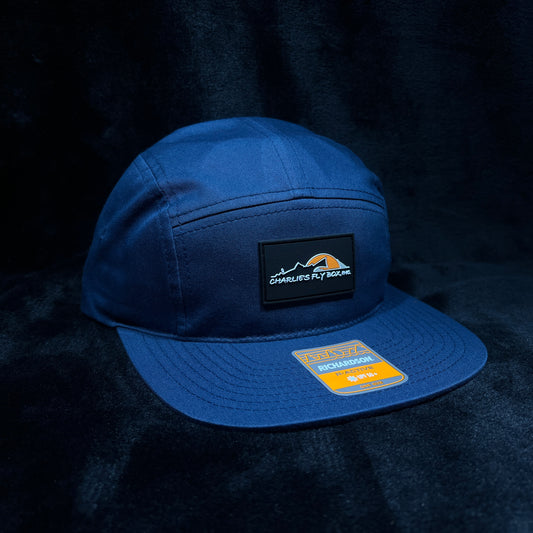 CFB Hat 5 Panel Dark Blue W/ Rubberized Logo Patch