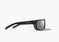 Bajio Palometa Polarized Sunglasses, Matte Black Frame w/ Silver Mirror Glass Lens