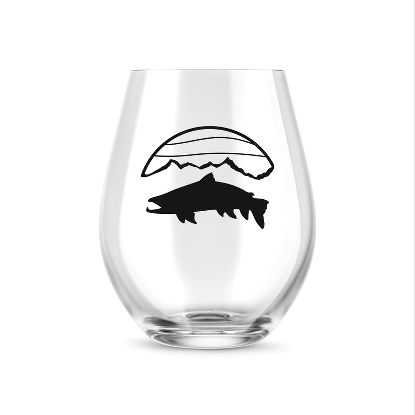 RepYourWater Backcountry Trout Wine Glass