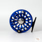 Abel SDF 5/6 Ported Satin Blue III w/ Satin Blue Drag Knob and Ebony Wood Handle