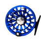 Abel SDF 5/6 Ported Satin Blue III w/ Satin Blue Drag Knob and Ebony Wood Handle