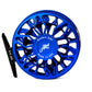 Abel SDF 5/6 Ported Satin Blue III w/ Satin Blue Drag Knob and Ebony Wood Handle