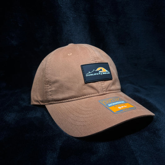 CFB Dad Hat Light Brown W/ Rubberized Logo Patch