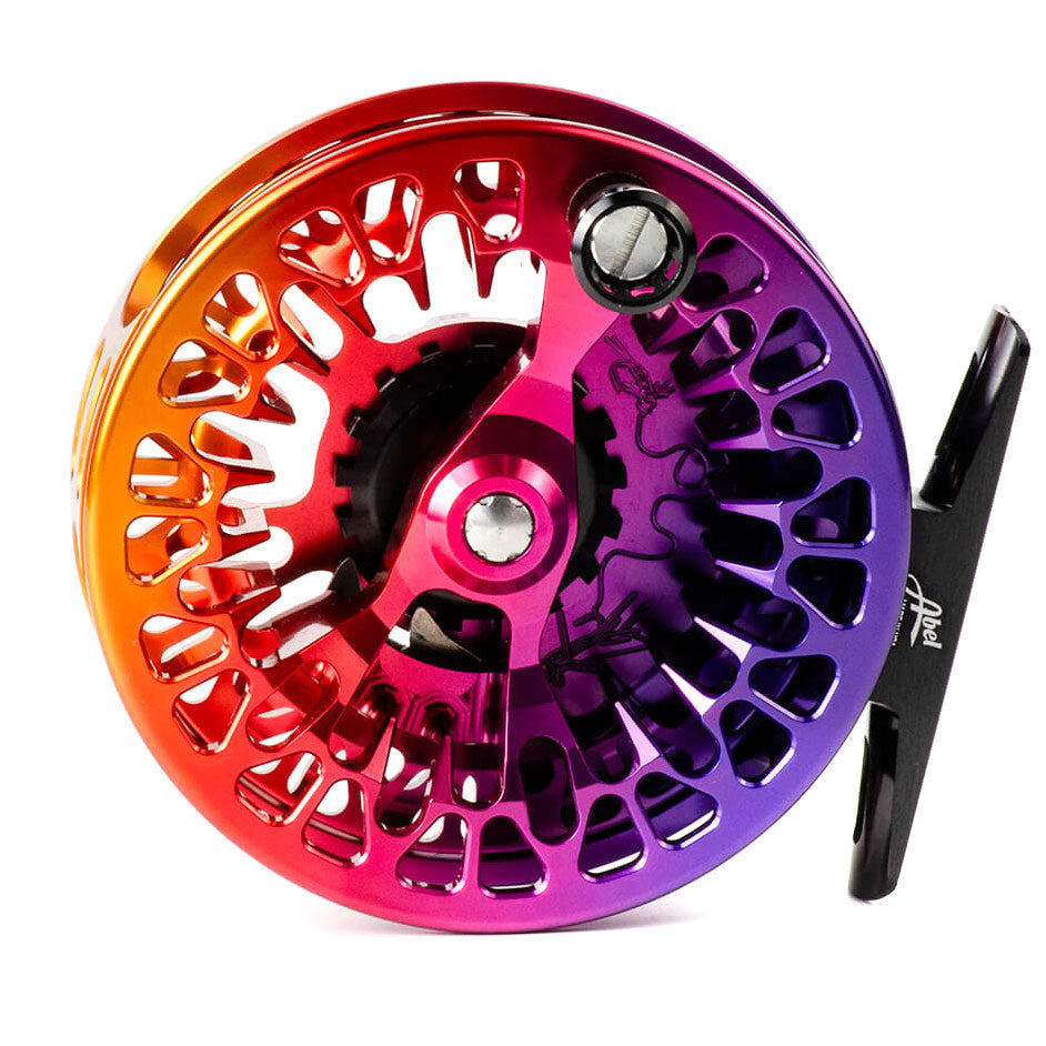 Abel Vaya 4/5 Sunset Fade Larko Graceful Grayling W/ Purple Drag Knob & Black Metal Handle