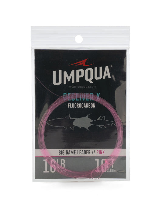 umpqua deceiver x big game fluorocarbon leader pink