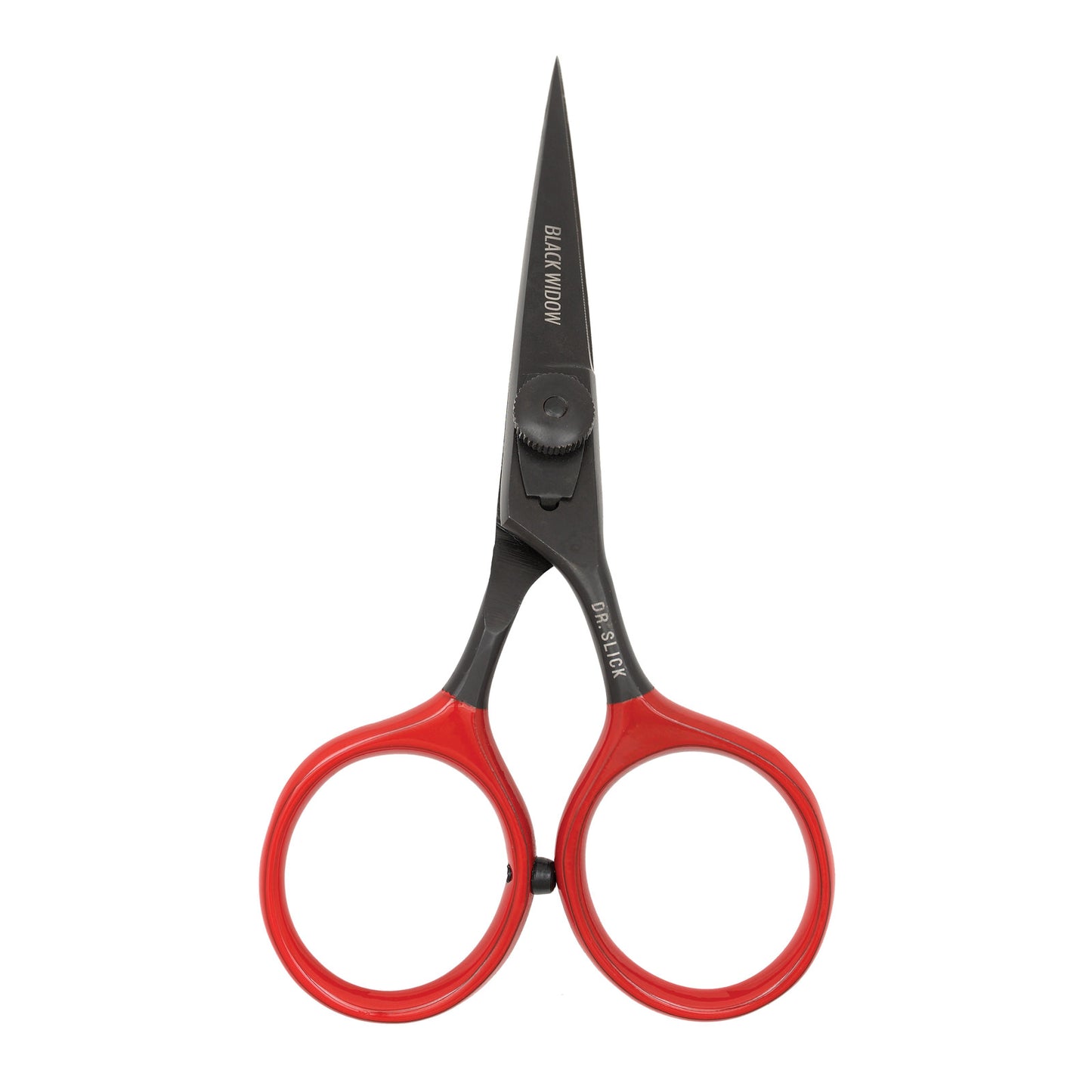 Dr. Slick Black Widow Hair Razor Scissor, 4.5" Bent Shaft