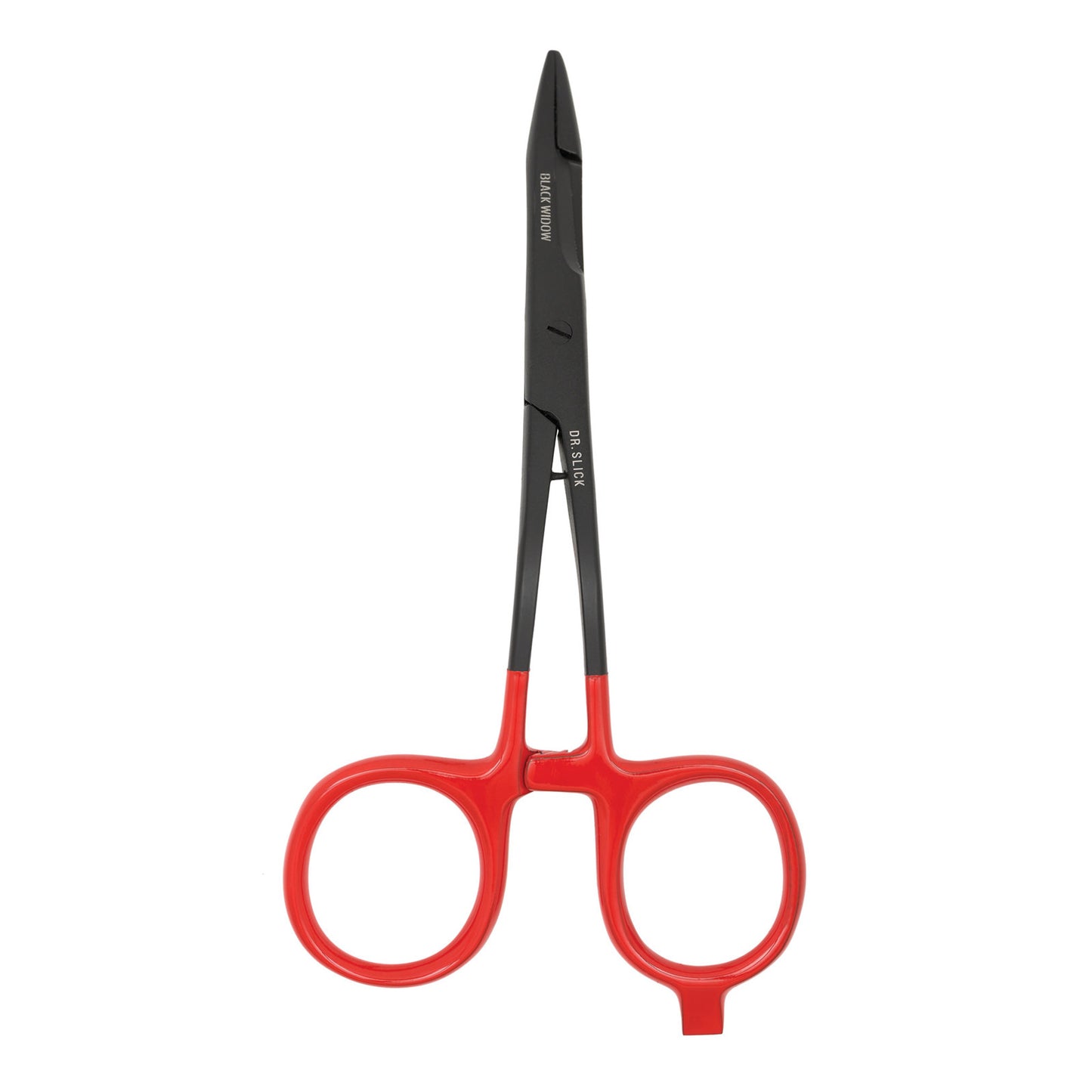 Dr. Slick Black Widow Scissor Clamp, 6" Bent Shaft