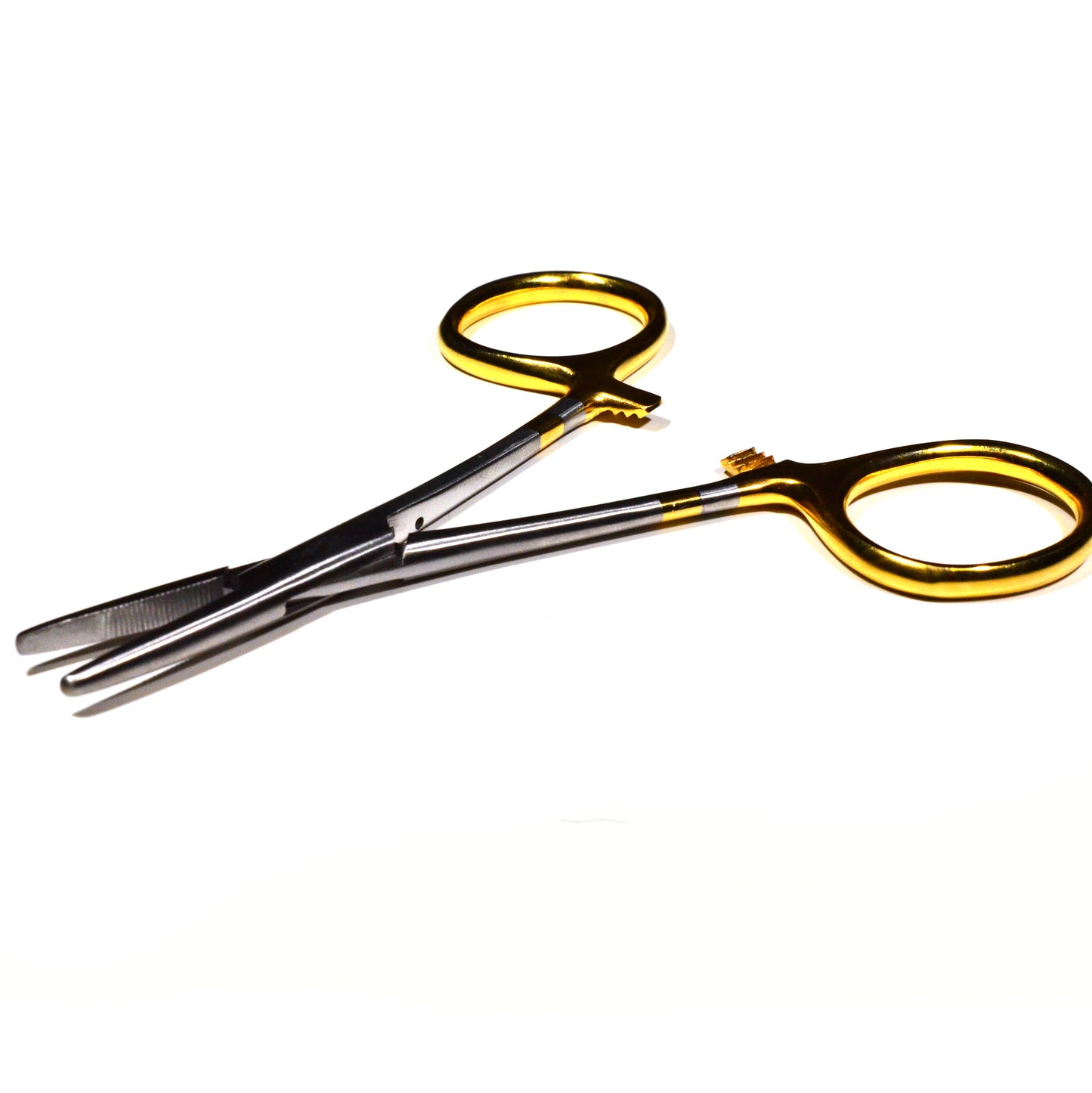 Dr. Slick Straight Forceps, 5 inch, Gold