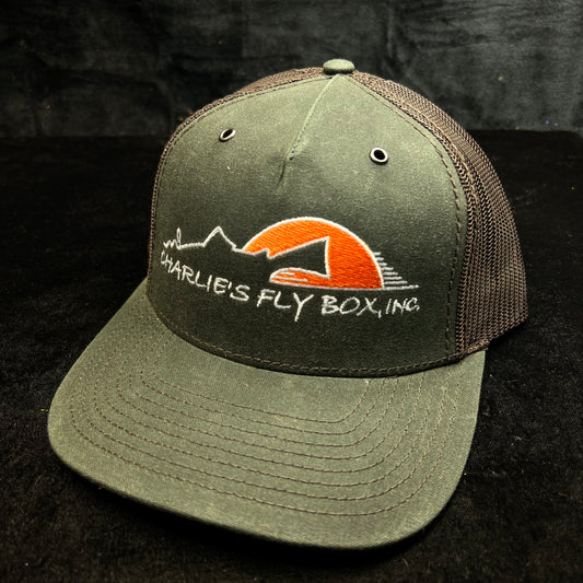 CFB Trucker Hat, Dark Olive with OG Logo