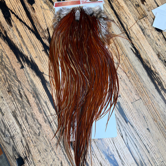 Whiting Bronze Grade Rooster Saddle, Brown