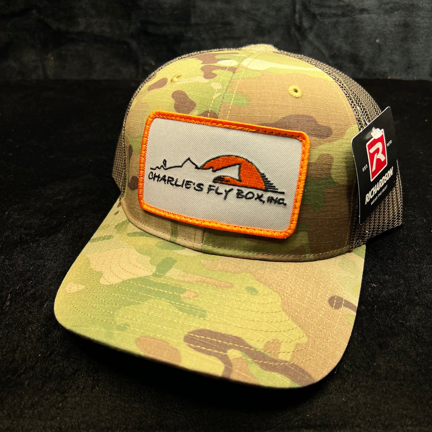 CFB Trucker, Light Camo/Brown Patch Hat