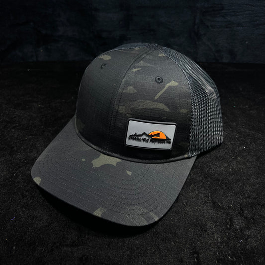 CFB Camo Trucker with Off-Center Rubber Patch