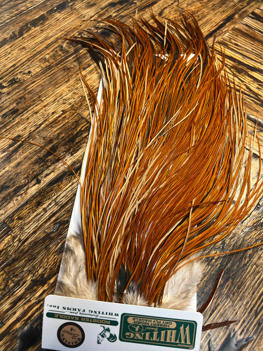 Whiting Farms High & Dry Hackle Cape (Light Ginger)