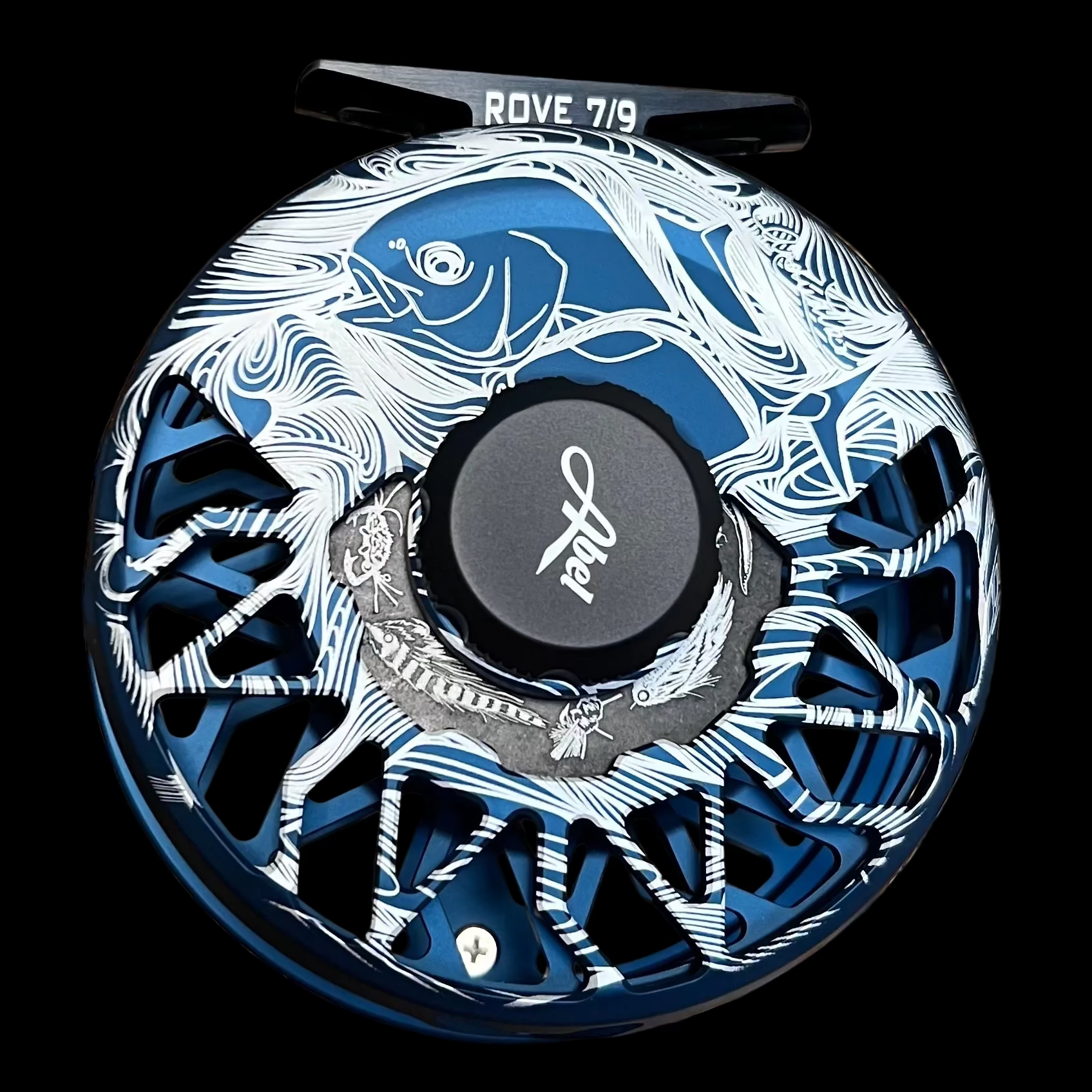 abel rove 7 9 ported satin deep w larko permit engraving