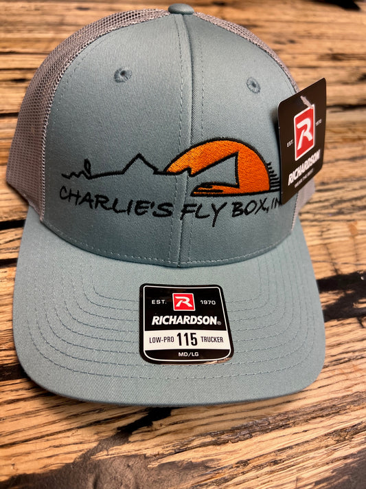 CFB Trucker Hat, Grey/Soft Green