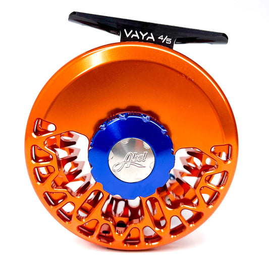 Abel Vaya 4/5 Orange with Blue Drag Knob and Blue Handle