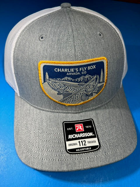 CFB Classic Trucker, Gray/White with Underwood Embroidery Patch