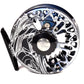 Abel Vaya 5/6 Black/Platinum Fade Larko Trout Engraved W/ Black Drag Knob & Platinum Handle